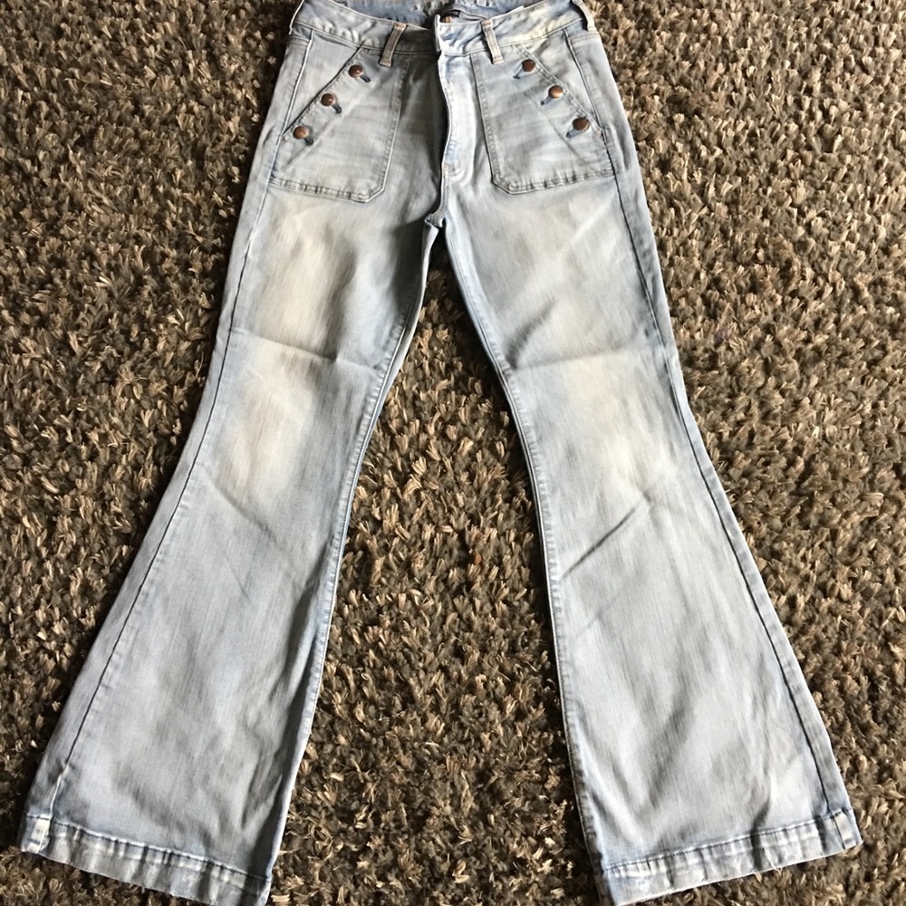 American Eagle Boho flare jeans